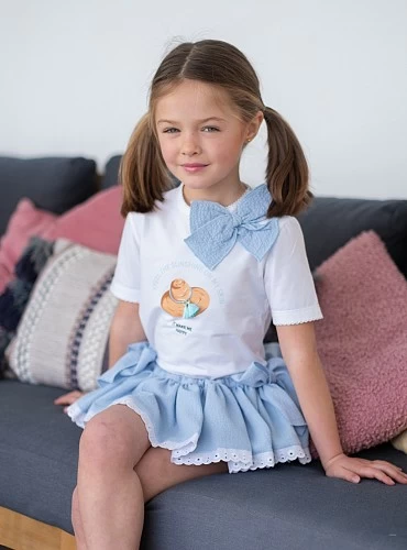 Conjunto para niña sombrero de Mon Petit Bonbon