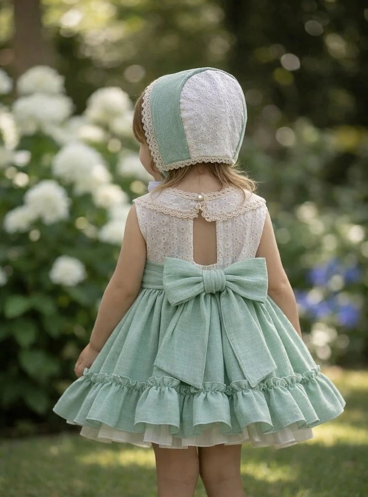 Conjunto para niña tres piezas colección Azahar