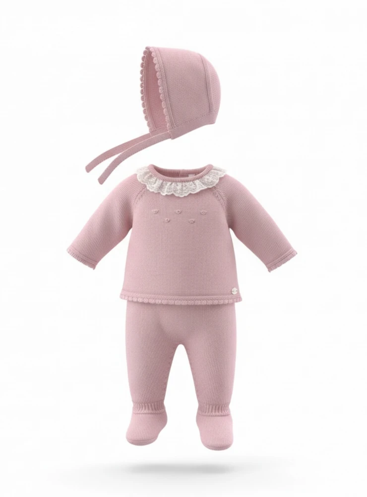 Conjunto para niña tres piezas Colección Montreal