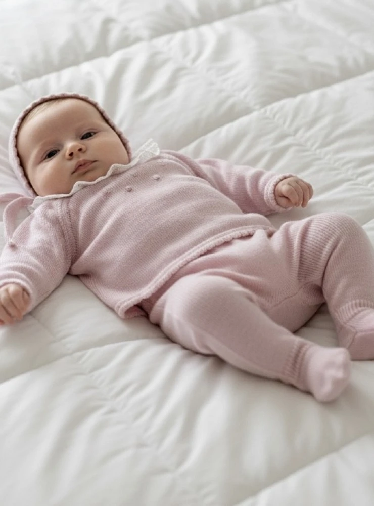 Conjunto para niña tres piezas Colección Montreal