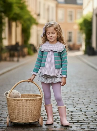 Conjunto para niña tres piezas Viena de La Martinica