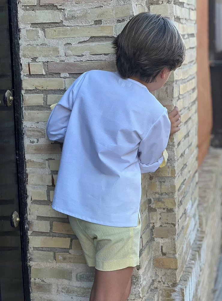 Conjunto para niño blanco y amarillo by Copo
