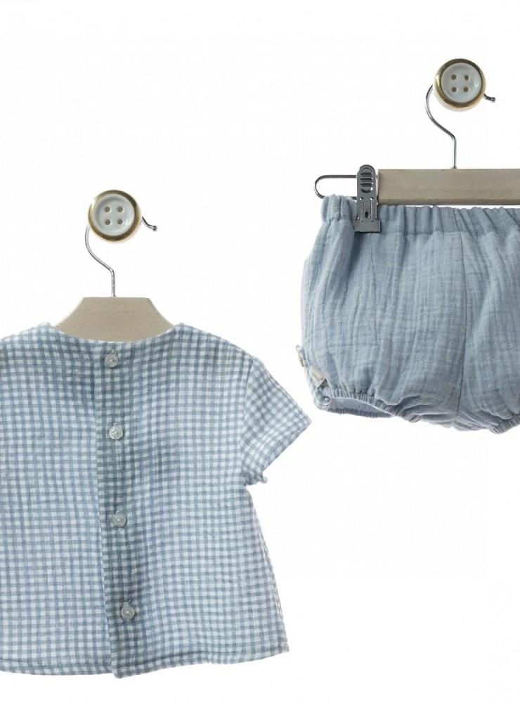 Conjunto para niño blusa y bombacho Colección Provenzal