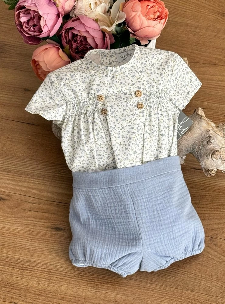 Conjunto para niño Camisa y bombachito Colección Mar