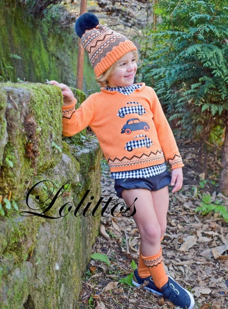 Conjunto para niño Camisa y bombacho colección Bear de Lolittos