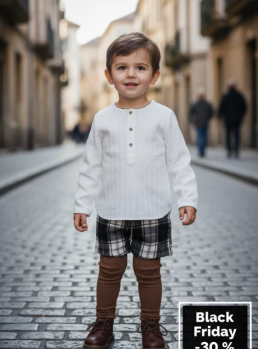 Conjunto para niño camisa y pantalón colección Azabache de Lolittos