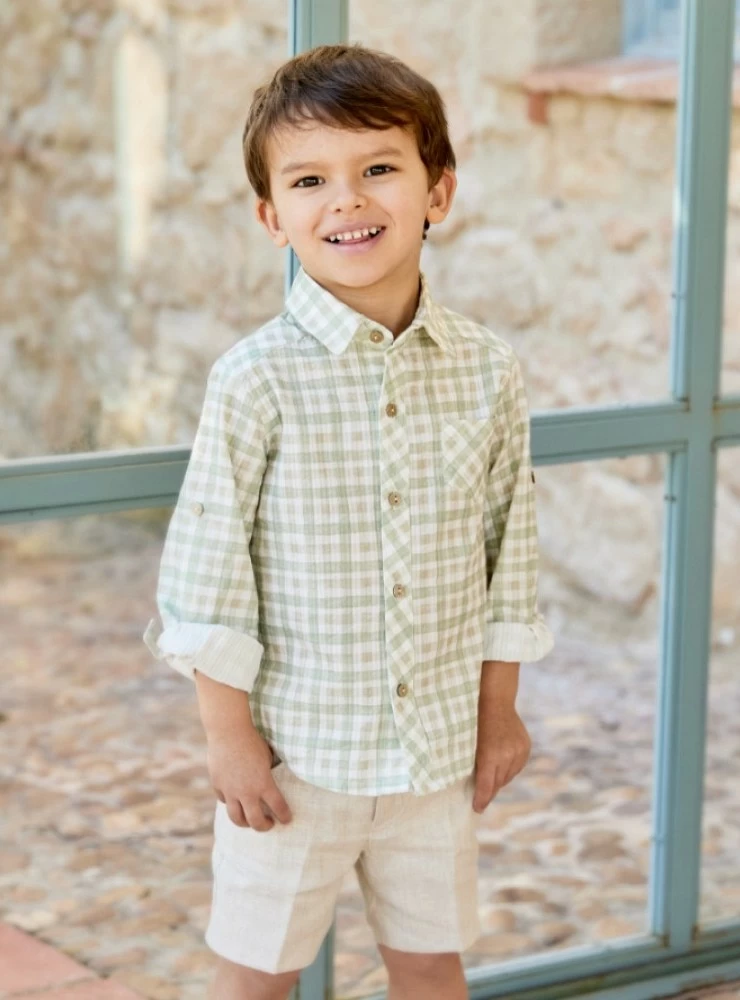 Conjunto para niño camisa y pantalón Colección Palmi