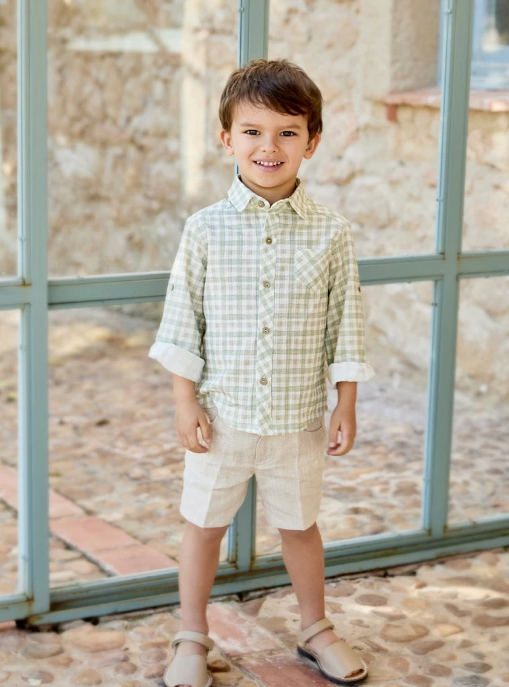 Conjunto para niño camisa y pantalón Colección Palmi