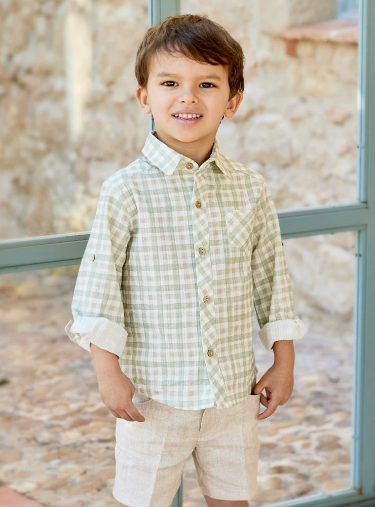 Conjunto para niño camisa y pantalón Colección Palmi
