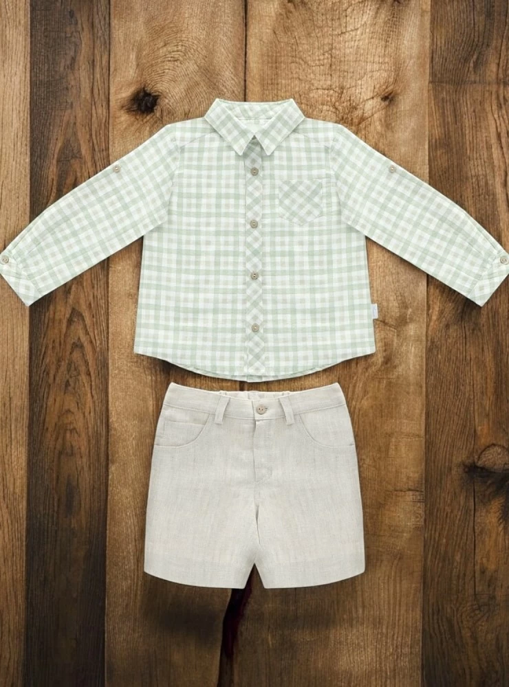 Conjunto para niño camisa y pantalón Colección Palmi