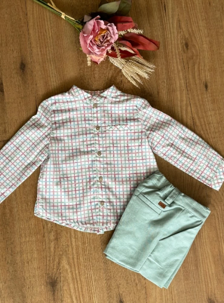 Conjunto para niño Camisa y pantalón Colección Prune