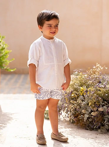 Conjunto para niño camisa y pantalón Colección Salitre