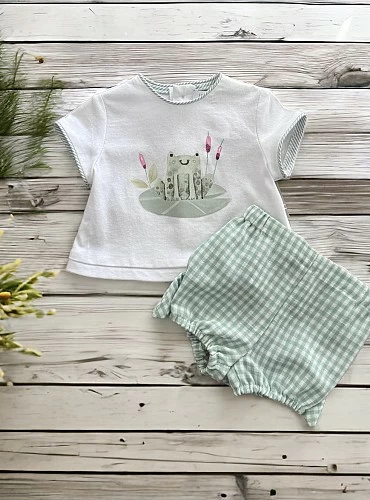 Conjunto para niño camiseta y bombacho colección Sirenas