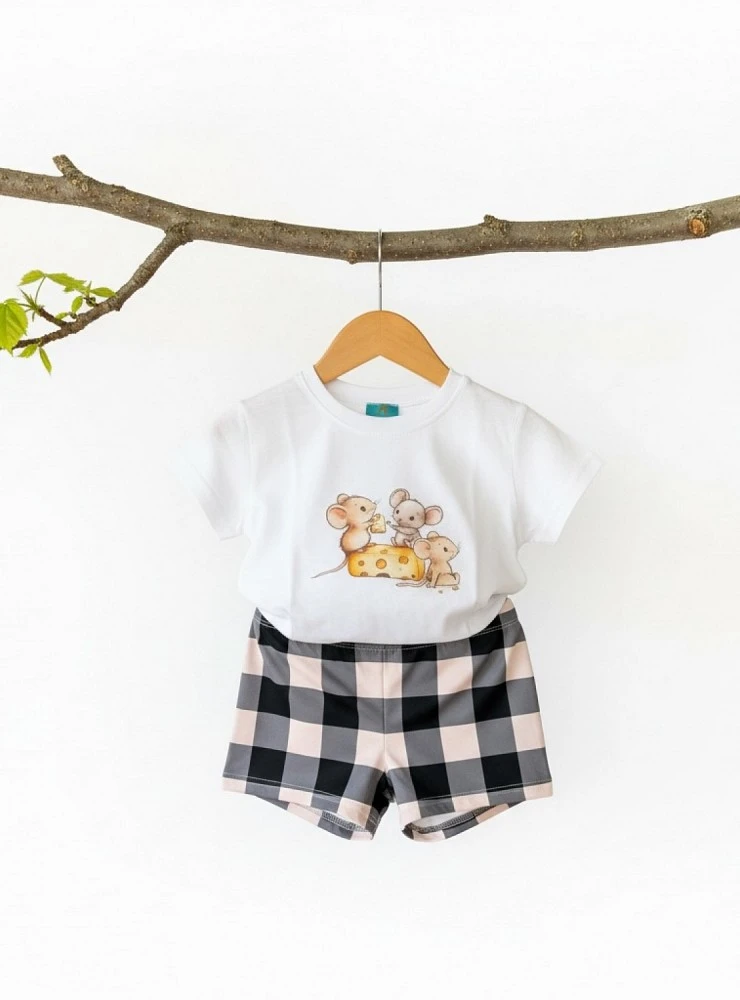 Conjunto para niño camiseta y boxer colección Mini Martinicas
