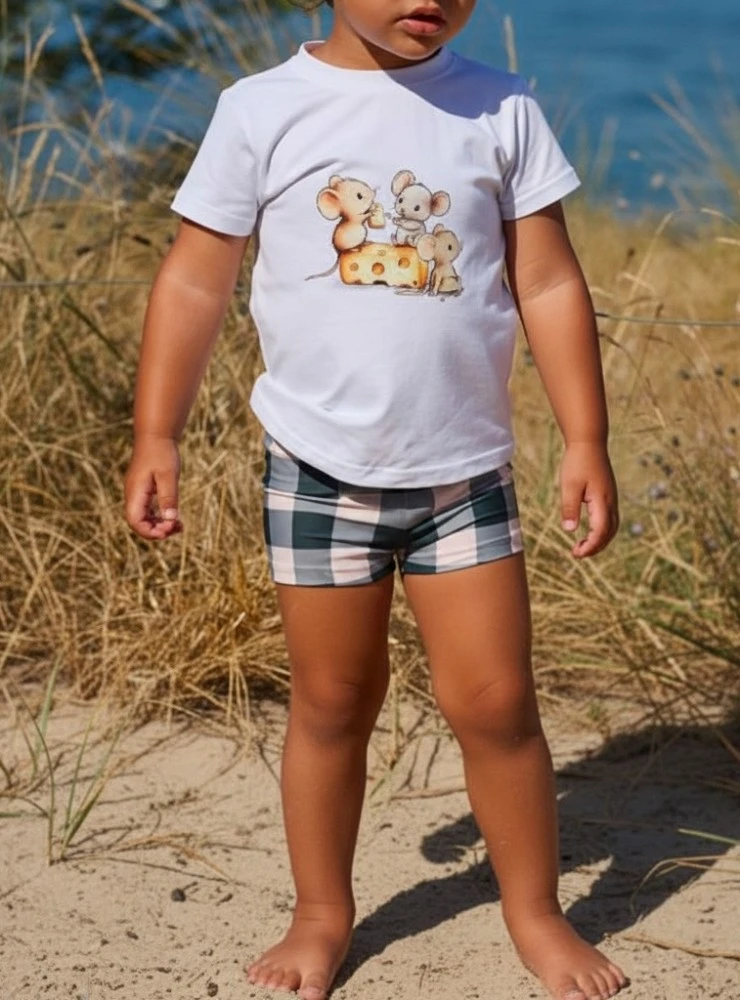 Conjunto para niño camiseta y boxer colección Mini Martinicas