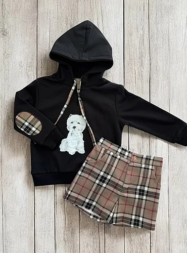 Conjunto para niño colección Burberry de Mon Petit Bonbon
