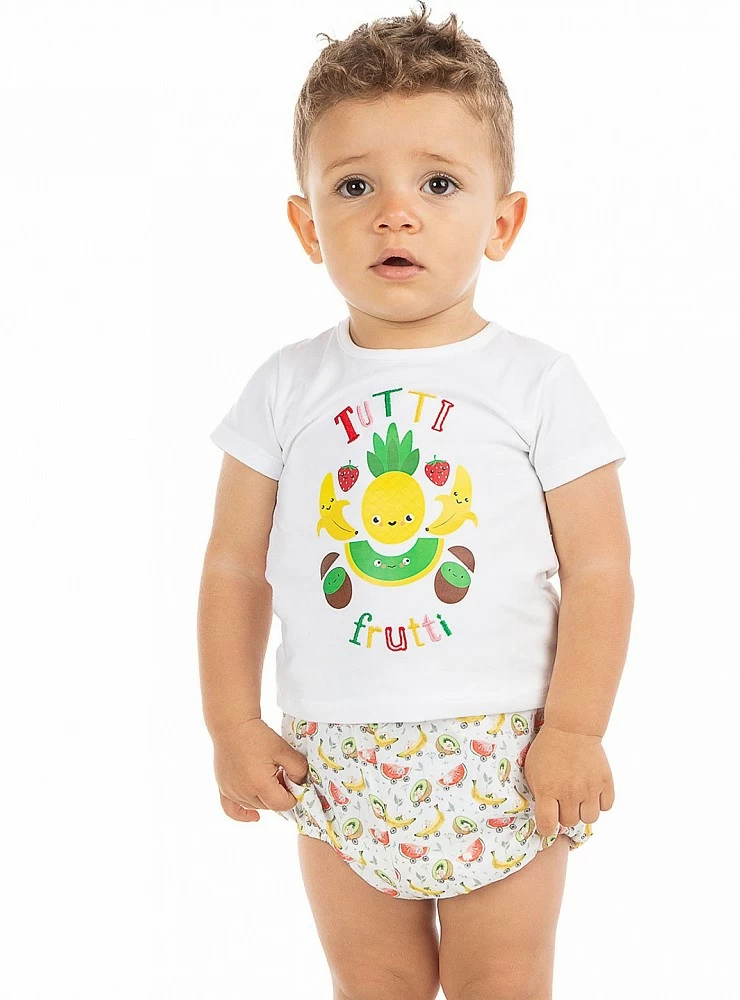 Conjunto para niño colección frutas tropicales