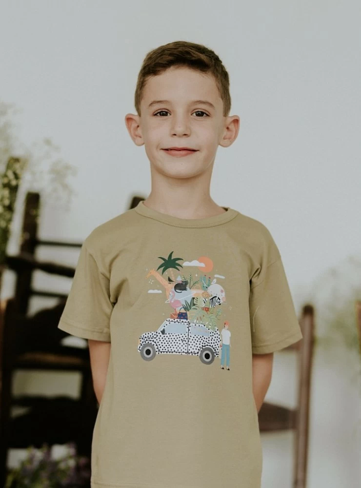 Conjunto para niño colección safari de Mon Petit Bonbon