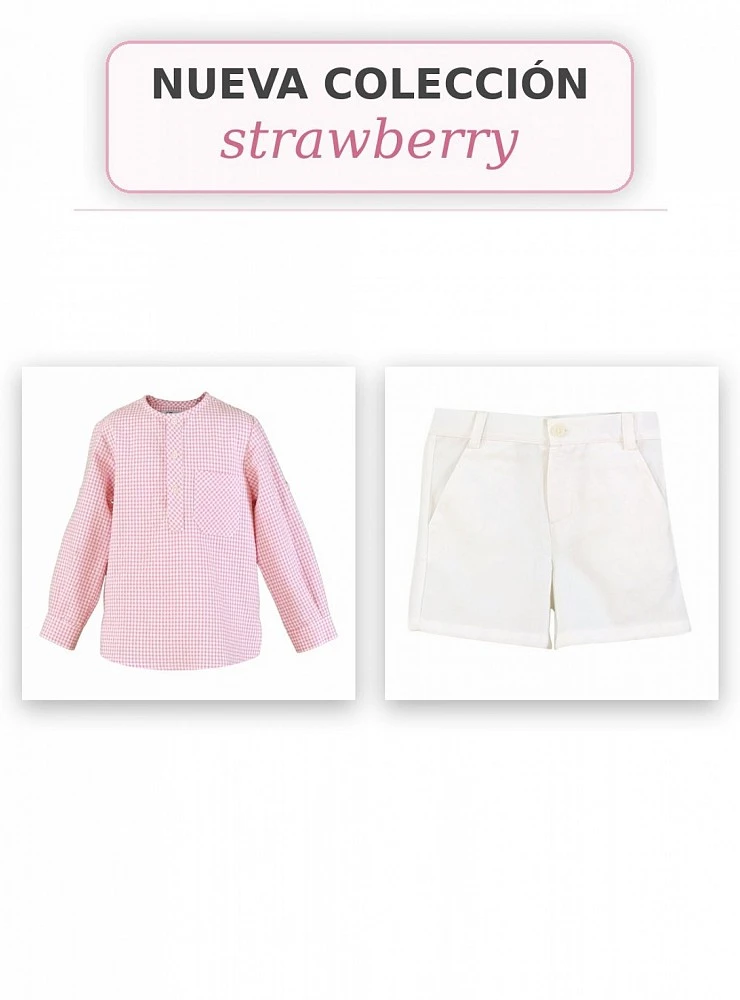 Conjunto para niño Colección Strawberry