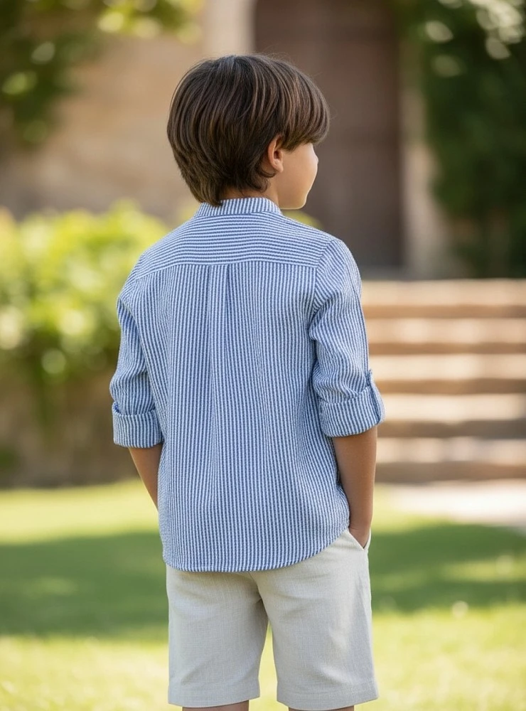 Conjunto para niño de camisa y pantalón Colección Marmolina