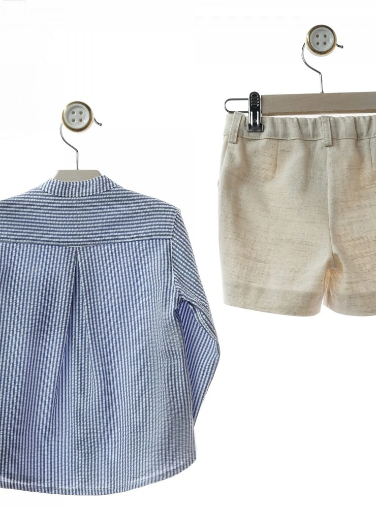 Conjunto para niño de camisa y pantalón Colección Marmolina