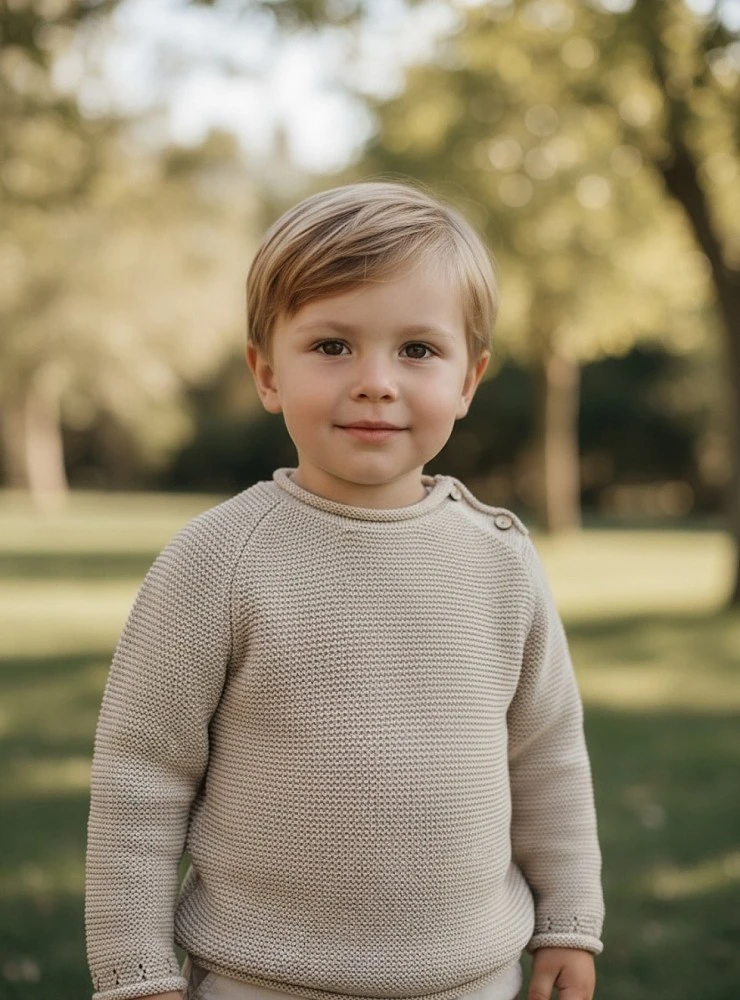 Conjunto para niño de ceremonia, tres piezas. Colección Dinastía