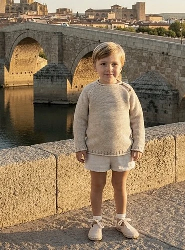 Conjunto para niño de ceremonia, tres piezas. Colección Dinastía