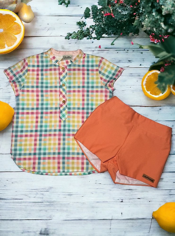 Conjunto para niño de lolittos camisa y pantalón colección Picnic