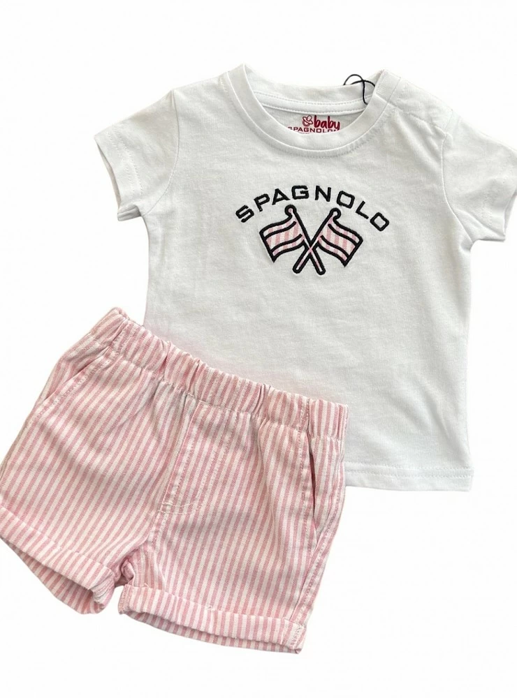 Conjunto para niño de spagnolo Camiseta y pantalón.