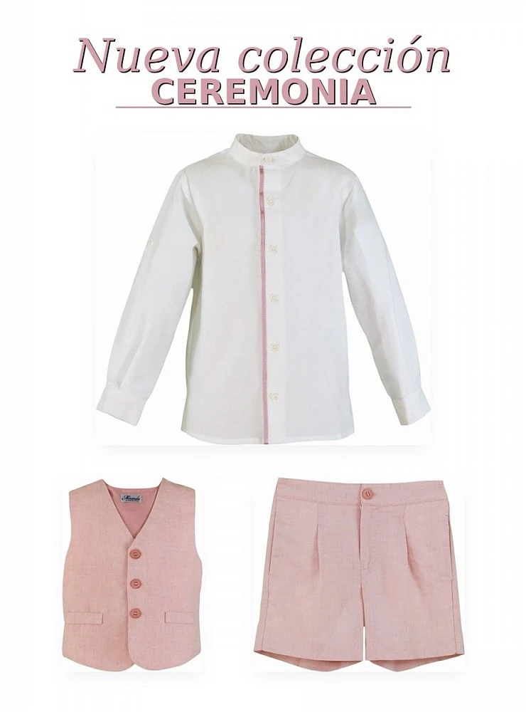 Conjunto para niño de tres piezas Colección Cuarzo