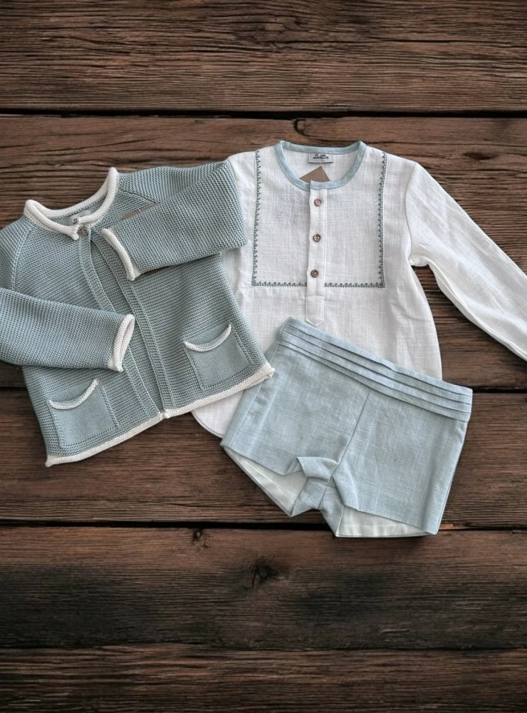 Conjunto para niño de tres piezas Colección Emperatriz de Lolittos