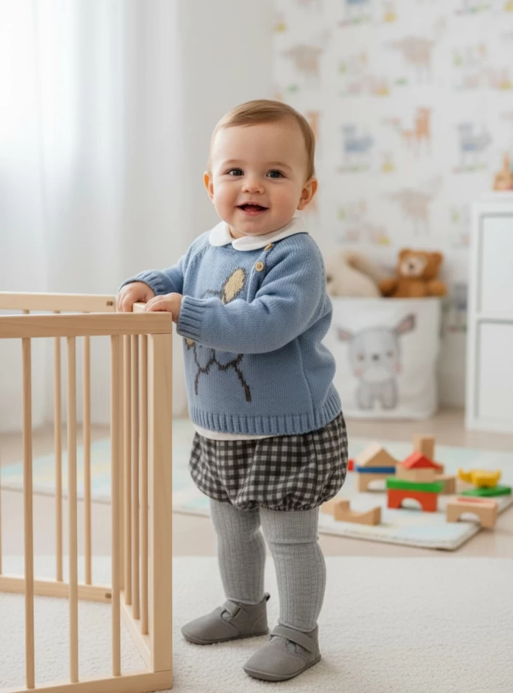 Conjunto para niño de tres piezas Colección Perrito