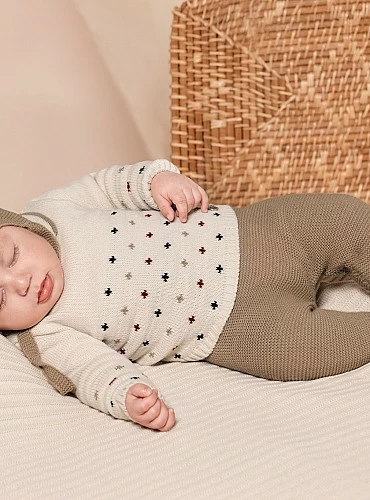 Conjunto para niño de tres piezas con estrellas colección Cuento.