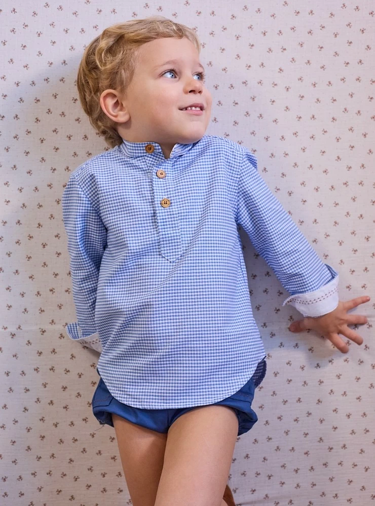 Conjunto para niño de tres piezas de La Martinica Colección Terracota