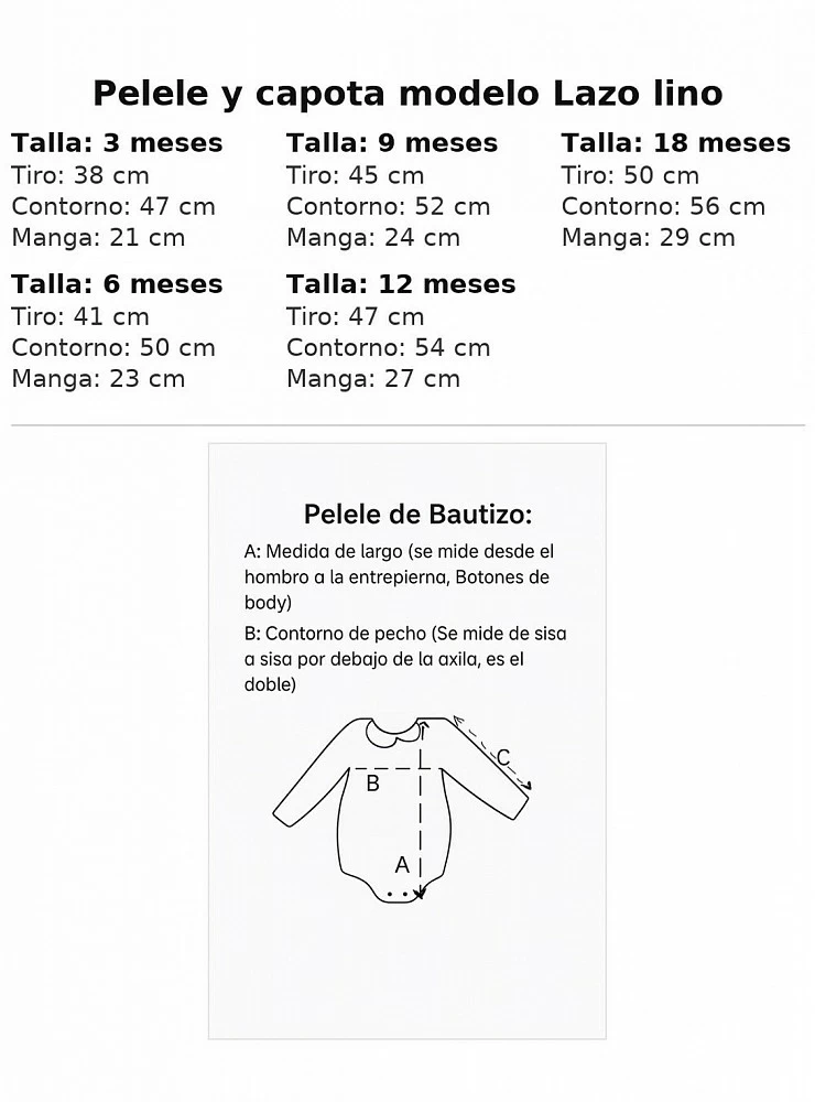 Conjunto para niño pelele y capota de lino beige. Manga Francesa