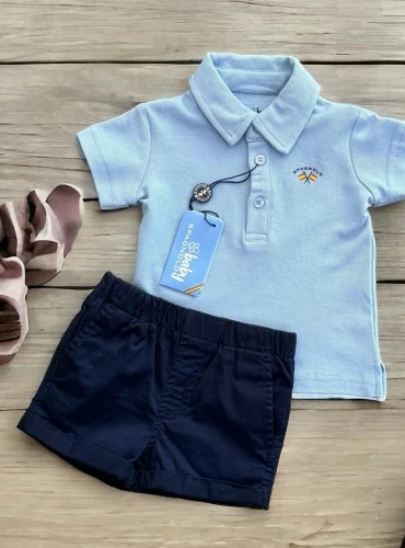 Conjunto para niño Polo y pantaloncito de spagnolo