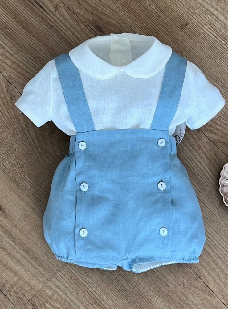 Conjunto para niño ranita y blusa colección Océano