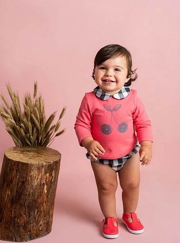 Conjunto para niño sudadera y braguita colección Cereza.