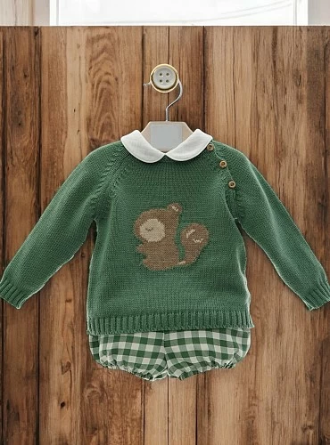 Conjunto para niño tres piezas colección Ardilla