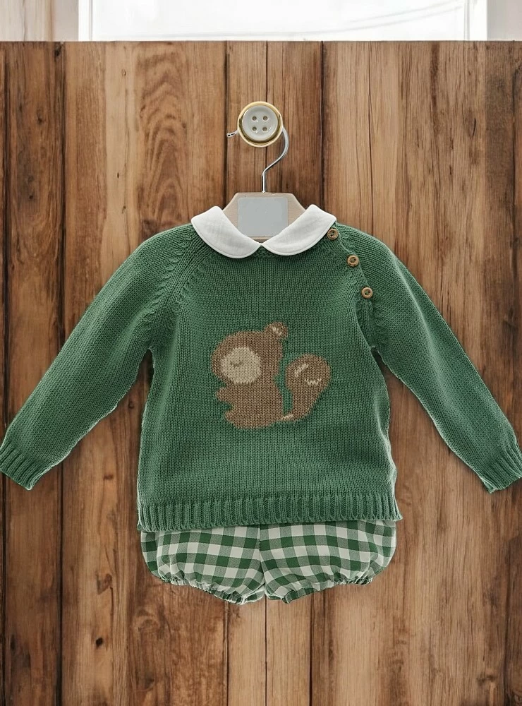 Conjunto para niño tres piezas colección Ardilla