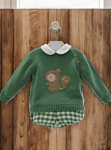 Conjunto para niño tres piezas colección Ardilla