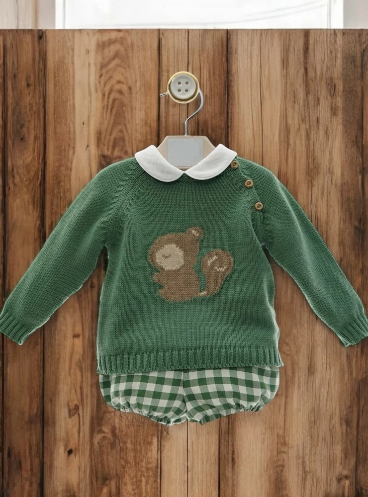 Conjunto para niño tres piezas colección Ardilla