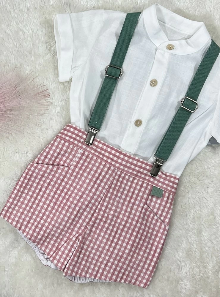 Conjunto para niño tres piezas colección Julia