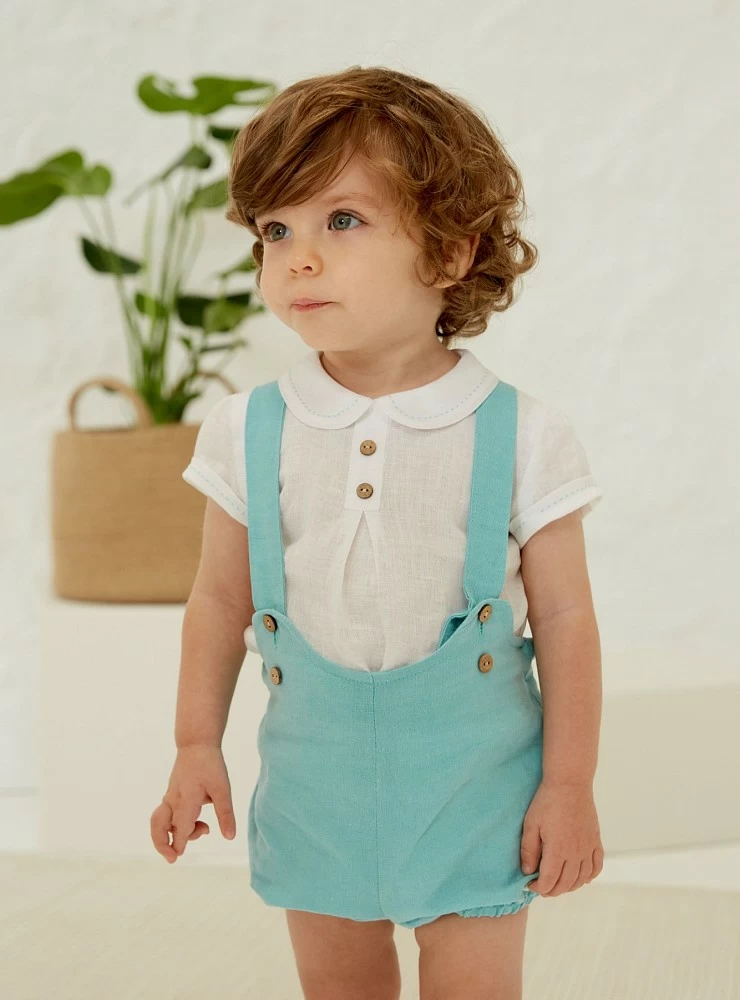 Conjunto para niño. Blusa y ranita colección Farm