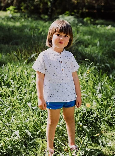 Conjunto para niño. Camisa y pantalón Azulón