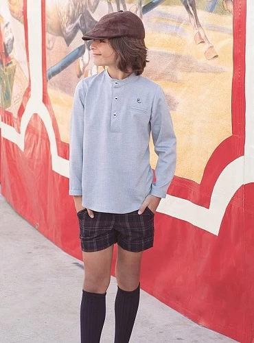 Conjunto para niño. Camisa y pantalón corto, Colección Sailor