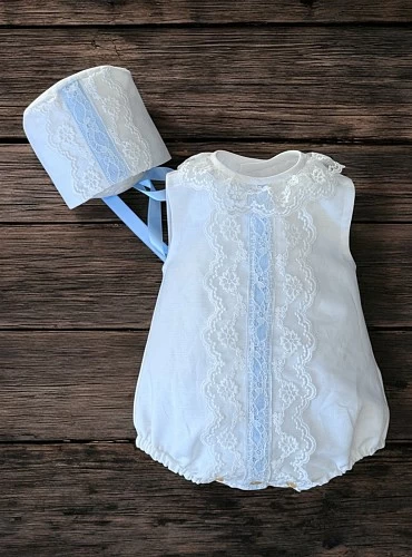 Conjunto pelele y capota colección Rubí