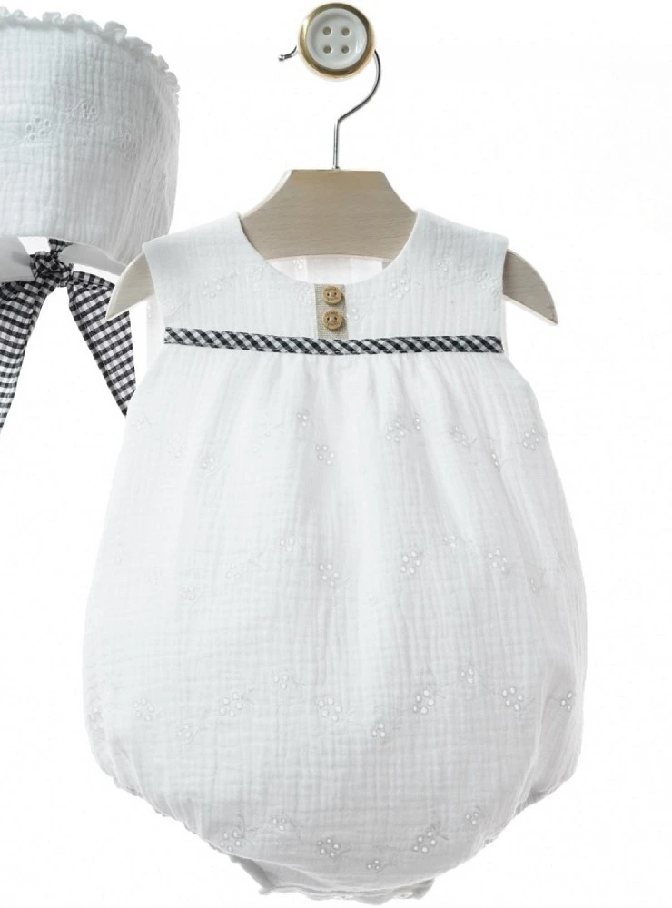 Conjunto pelele y capota unisex Colección Cerámica