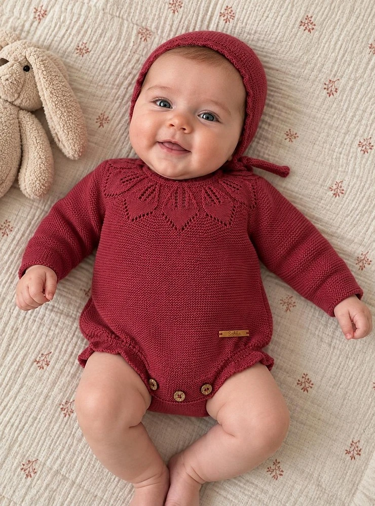 Conjunto pelele y capota unisex Colección Granada