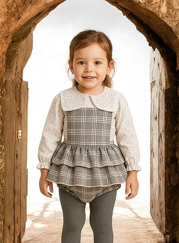 Conjunto pichy y blusa colección Bruma de Invierno de La Peppa